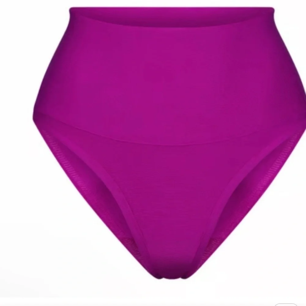 SKIMS High-Waist Bikini Bottom in Vibrant Purple